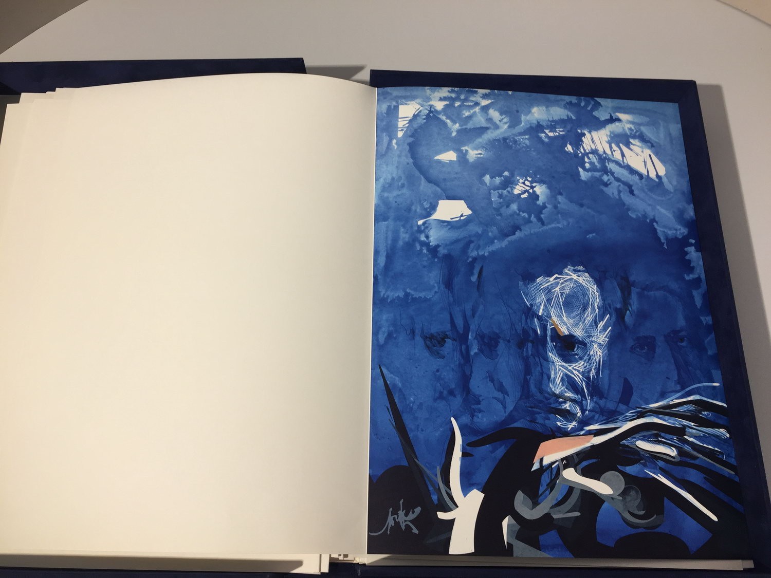 Raymond Moretti ilustres Malraux - Obras 1988