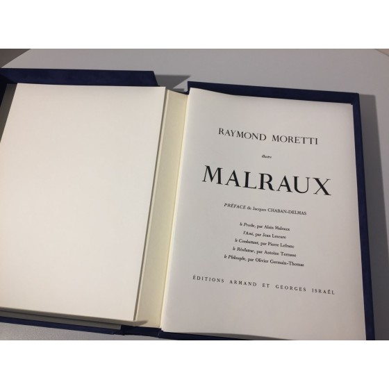 Raymond Moretti Illuster Malraux - Werk 1988 | Galerij 125