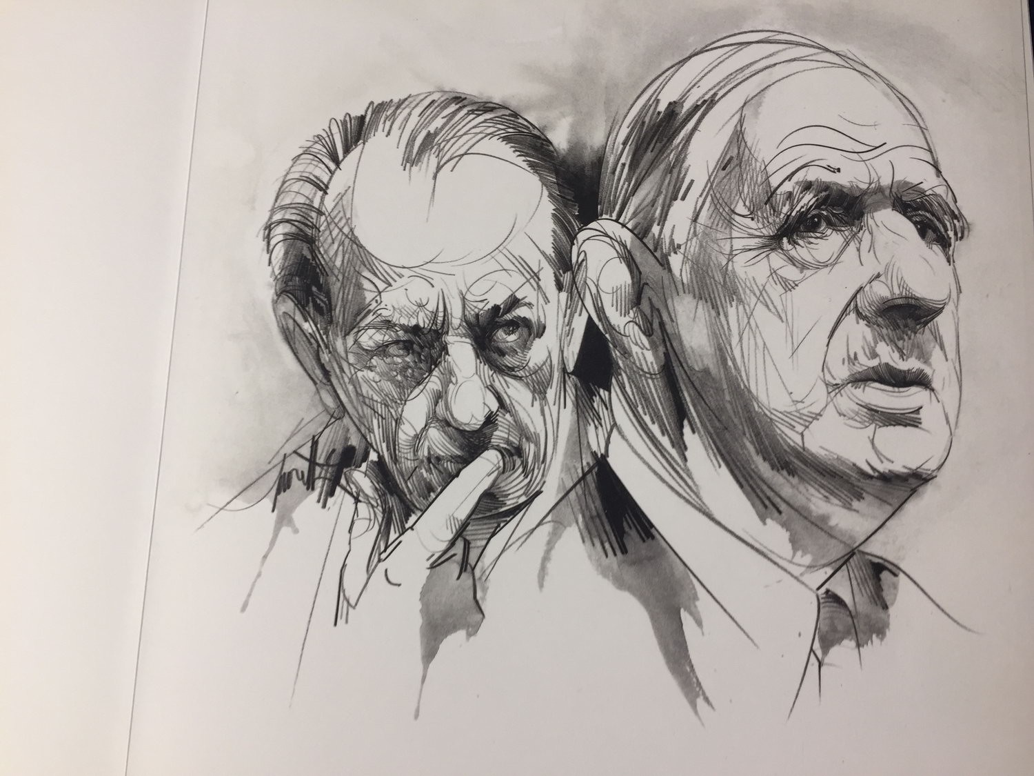 Raymond Moretti ilustres Malraux - Obras 1988