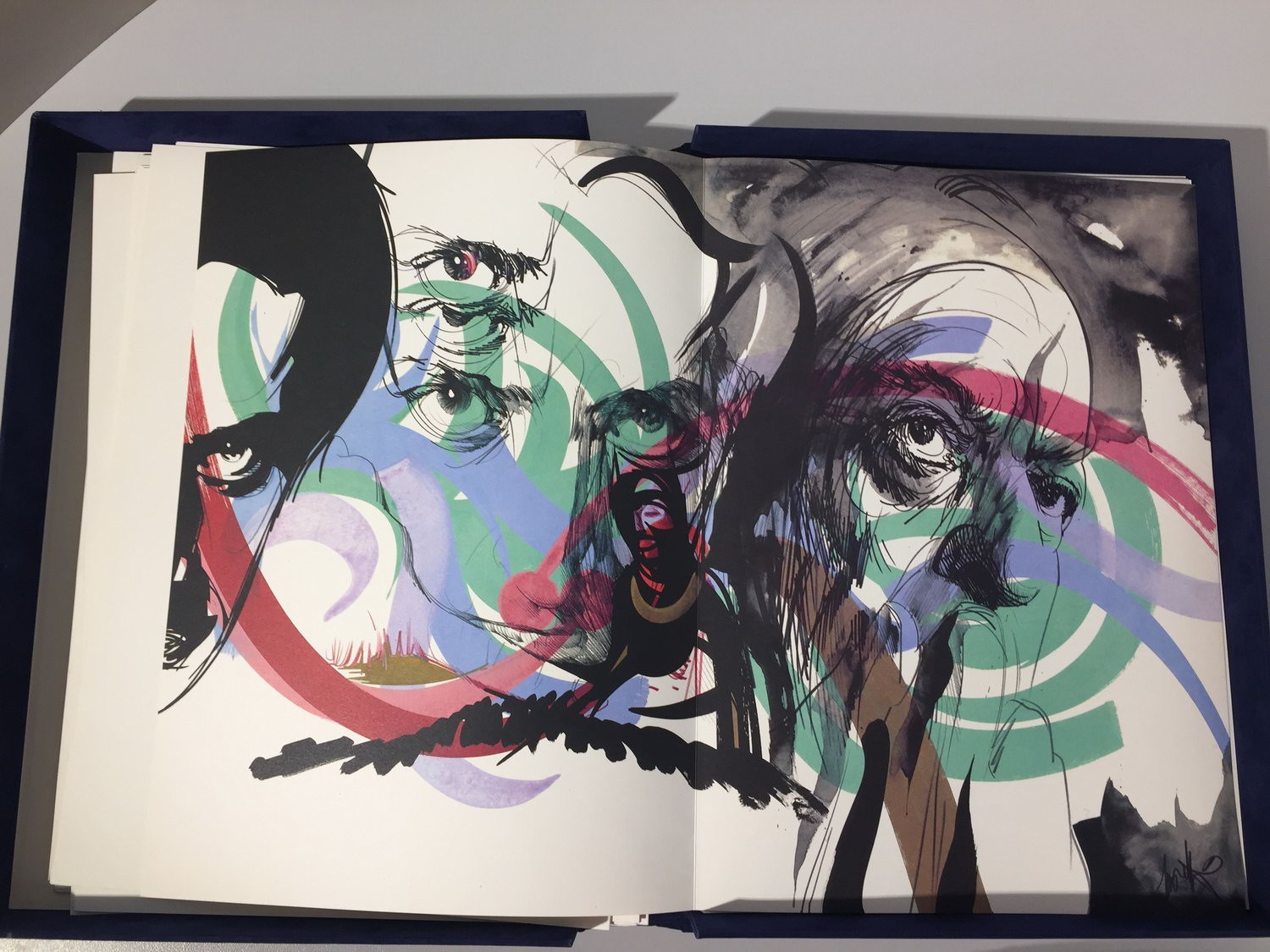 Raymond Moretti ilustres Malraux - Obras 1988