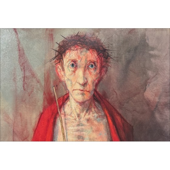 Michel Ciry - Ecce Homo (Gott ist Liebe), Malerei 1963