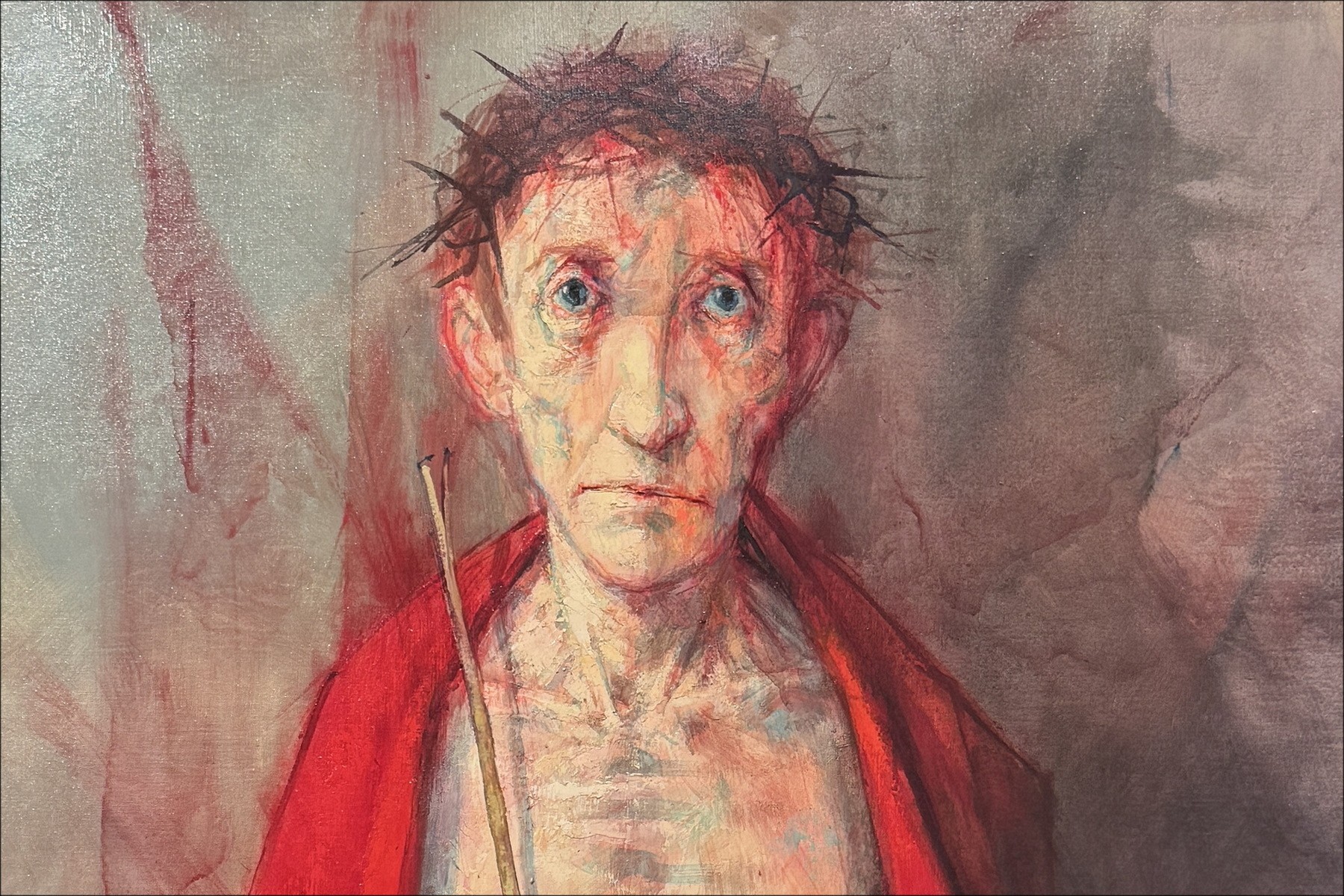 Michel Ciry - Ecce Homo (Gott ist Liebe), Malerei 1963