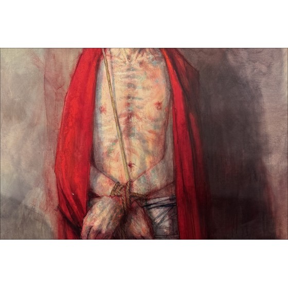 Michel CRY - Ecce Homo (Dios es Amor), pintura 1963