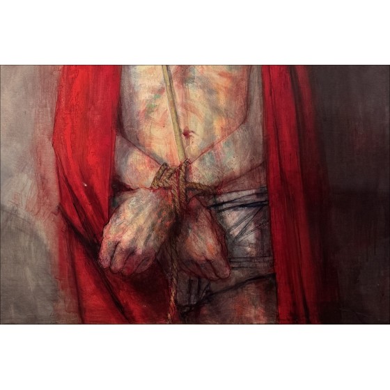 Michel Ciry - Ecce Homo (Gott ist Liebe), Malerei 1963
