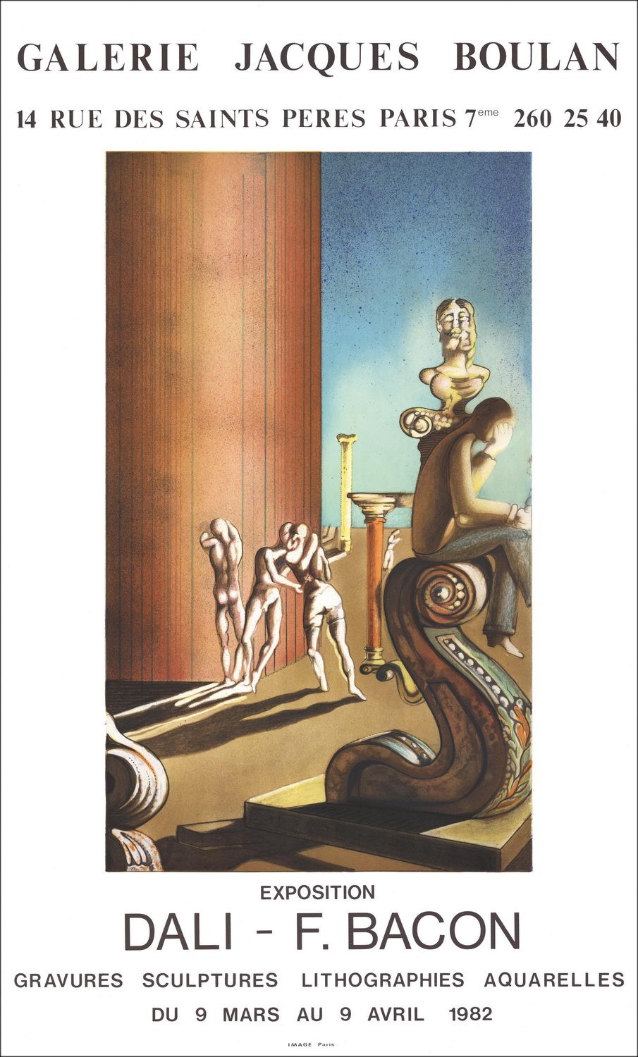 Achat Lithfra_Latn Expositie Galerie Jacques Boulan van Salvador DALI 