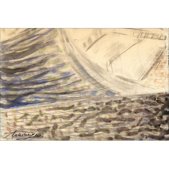 Louis Touchagues - Gondel op het kanaal in Venetië | Galerie 125