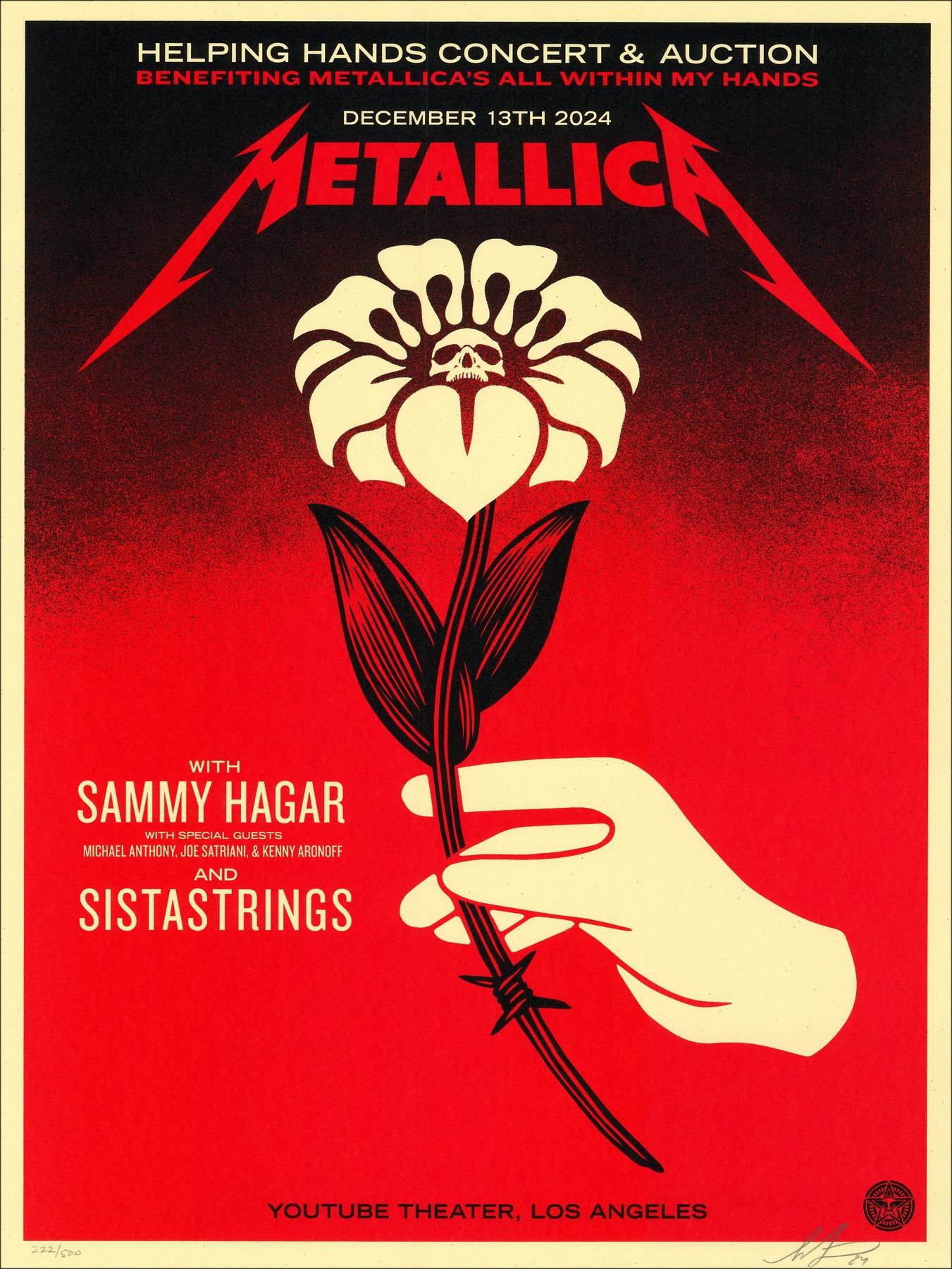 SHEPARD FAIREY - METALLICA 2024