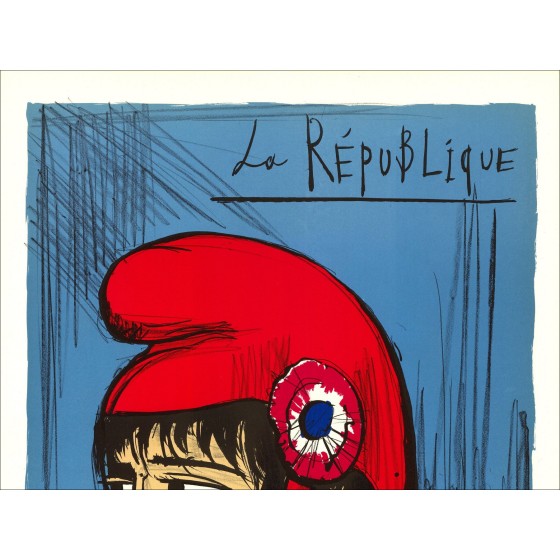 Bernard Buffet : Litografía original "La Révolution Française"