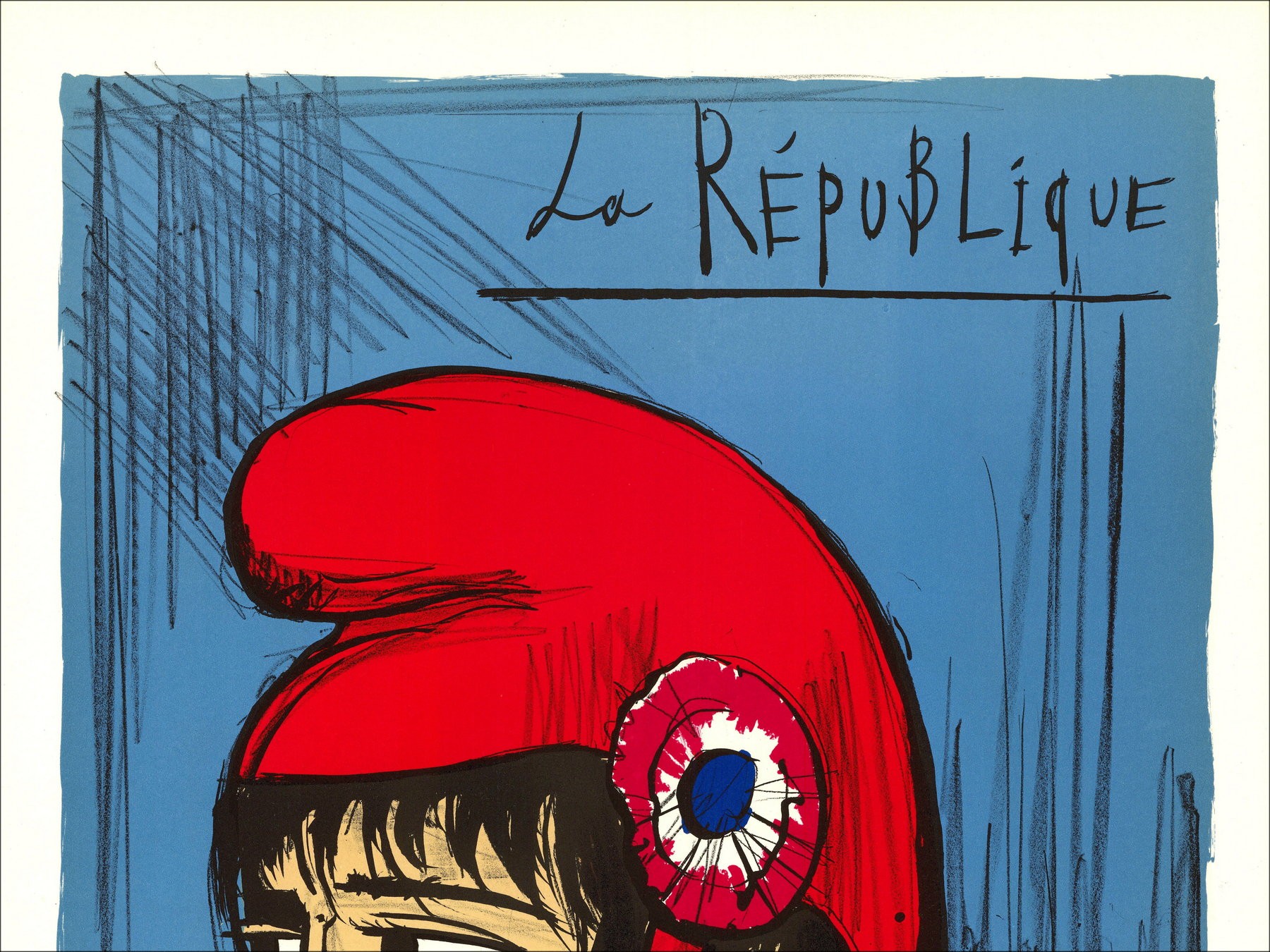 Bernard Buffet : Litografía original "La Révolution Française"