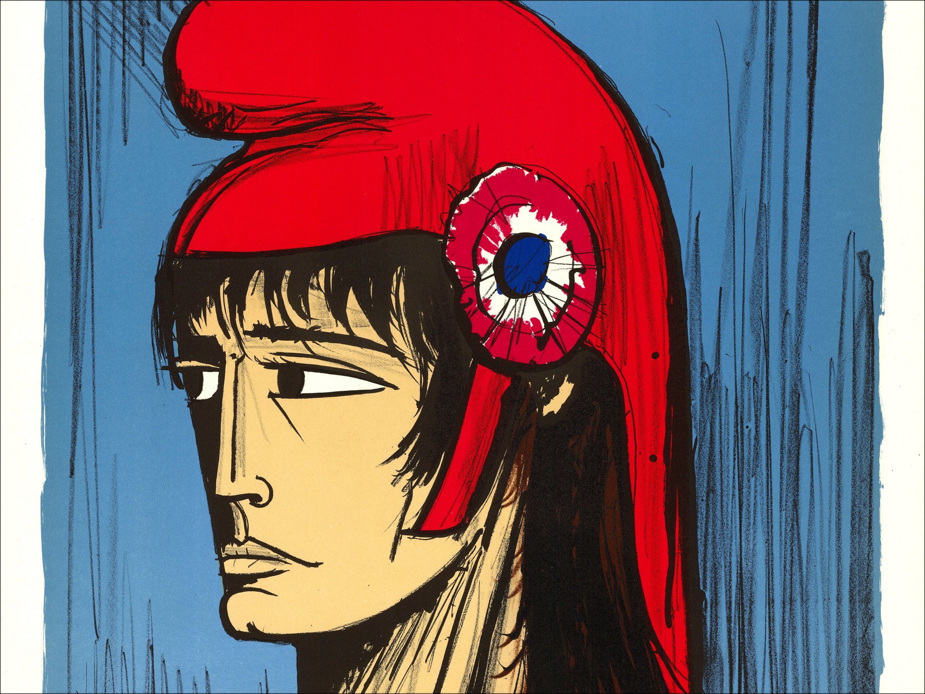 Bernard Buffet: Litografia originale "La rivoluzione francese"