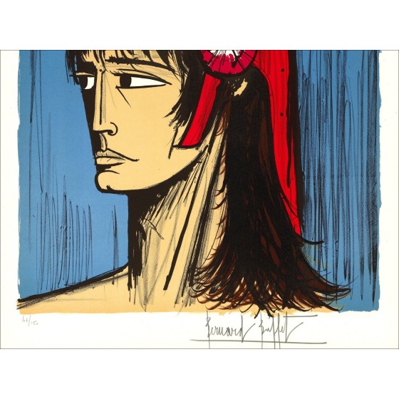 Bernard Buffet : Litografía original "La Révolution Française"