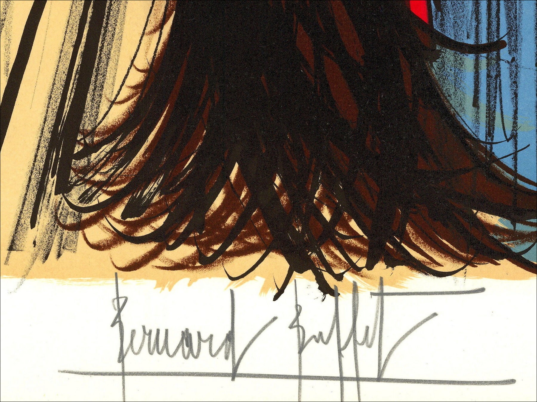 Bernard Buffet : Original Lithograph "La Révolution Française"