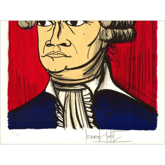 Bernard Buffet: Litografia "La rivoluzione francese, Mirabeau"