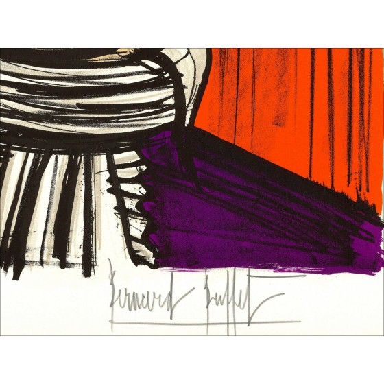Bernard Buffet: Lithografie "De Franse revolutie, Danton"