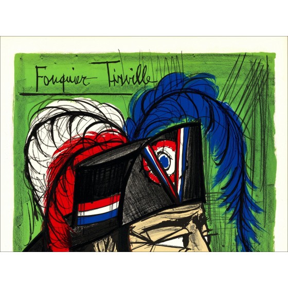 Bernard Buffet: Lithographie "Französische Revolution, Fuelier-Tinville