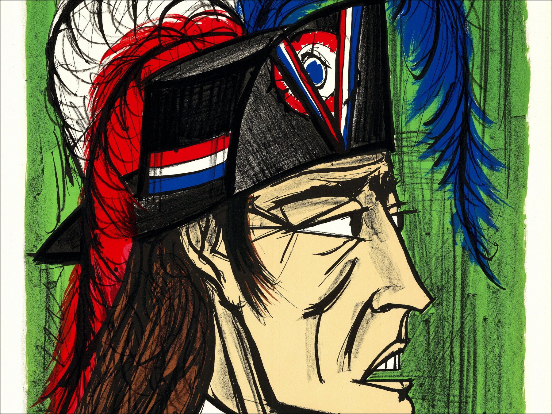 Bernard Buffet: Litografia "Revoluzione francese, Fouquier-Tinville