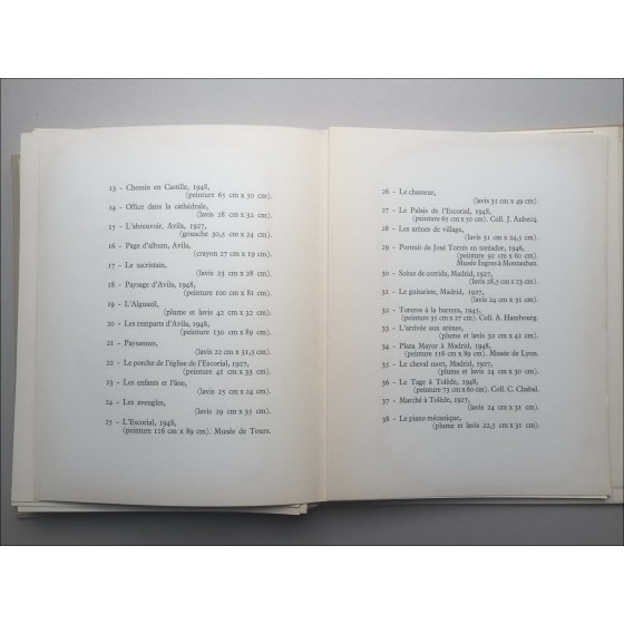 Yves Brayer - libro ilustrado "Yves Brayer y España" + Dibujo de tinta original