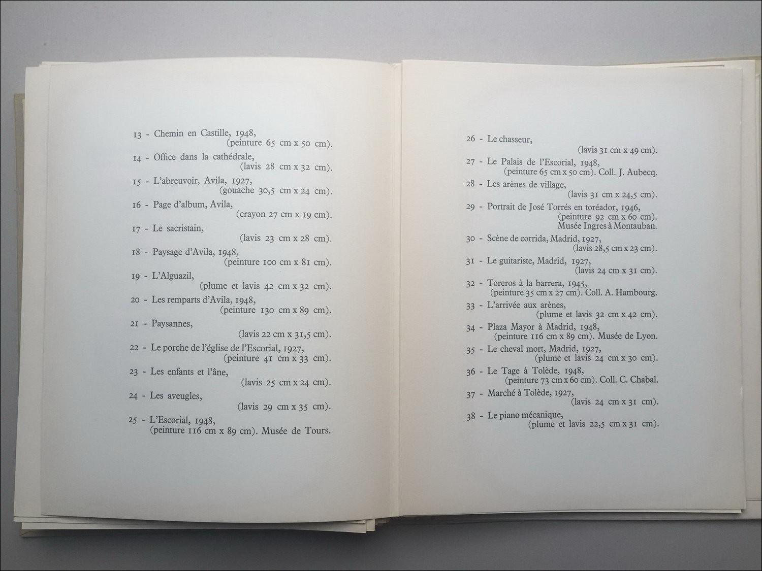 Yves BRAYER - Volume illustrato "Yves Brayer e la Spagna" + Disegno originale ad inchiostro
