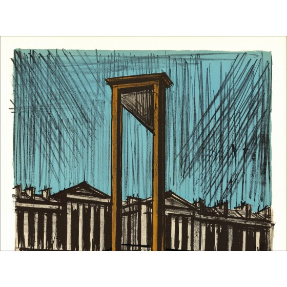 Bernard Buffet: Lithoh "FRANSE REVOLUTION, GUILLOTINE"