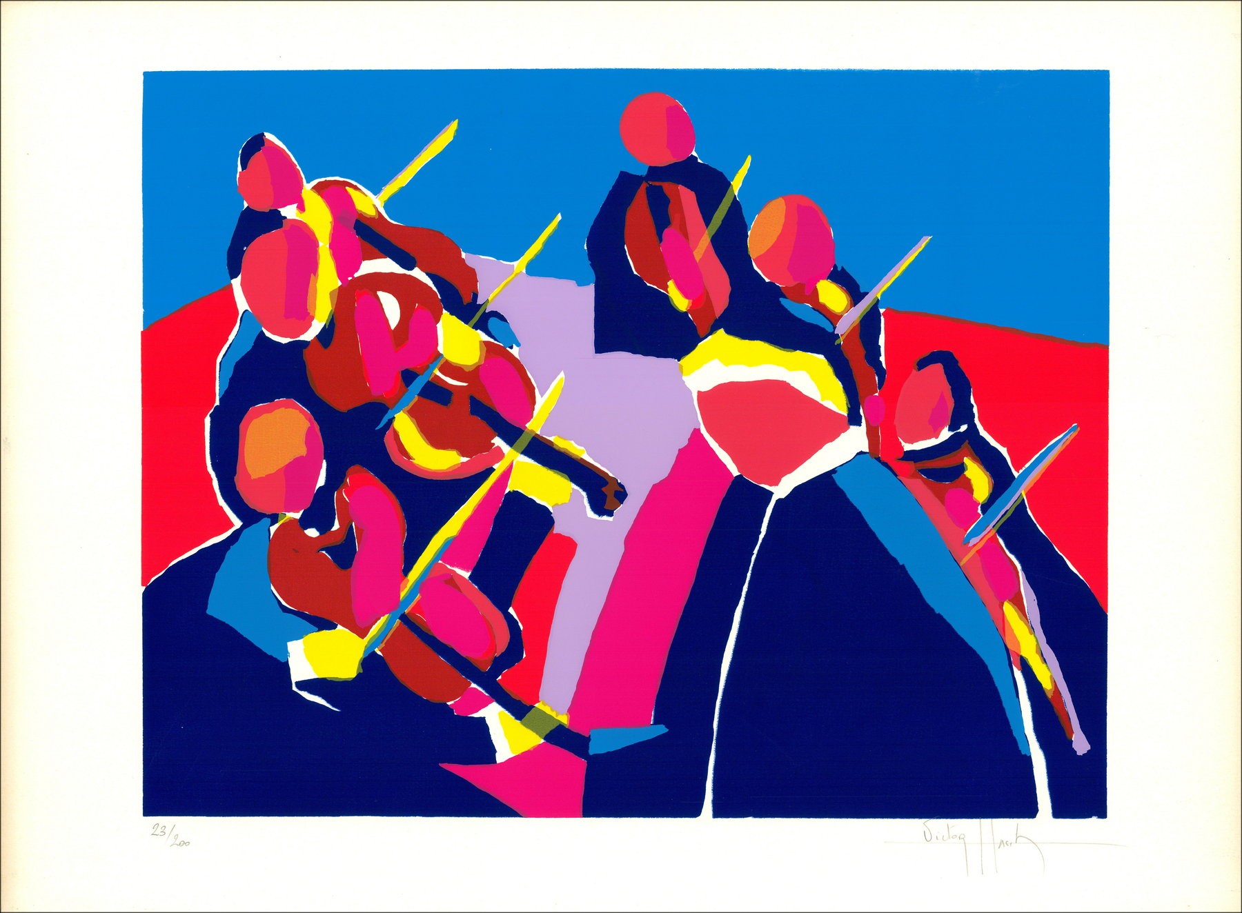 Victor HASCH - Lith Origin Original "Het orkest"