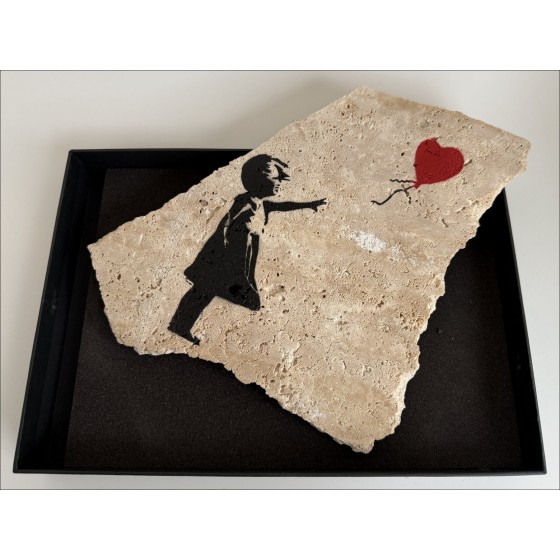 BANKSY (na) - het kleine meisje in de bal | Galerij 125