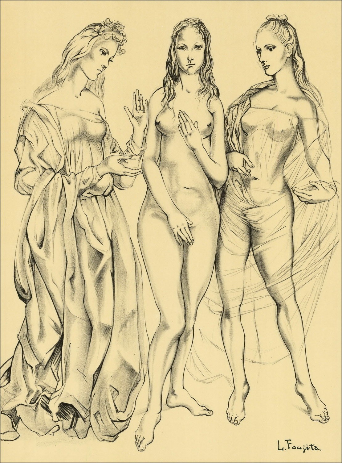 Leonard Foujita - Galliera Exhibition 1960 | Galerie 125