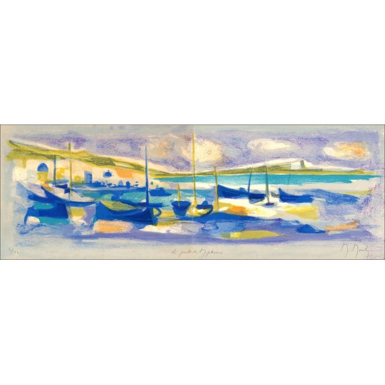 Marcel Mouly - de haven van Mykonos | Galerij 125