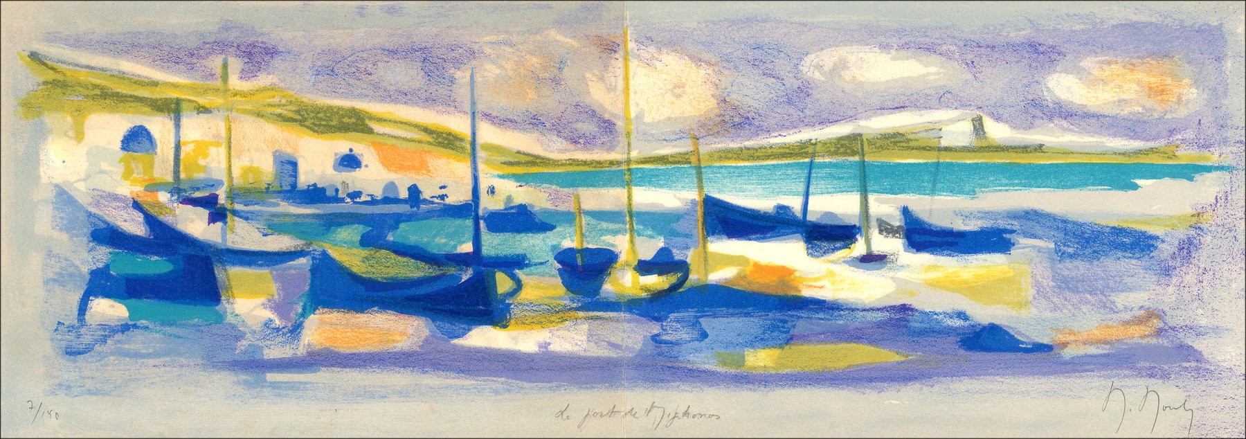 Marcel Mouly - de haven van Mykonos | Galerij 125