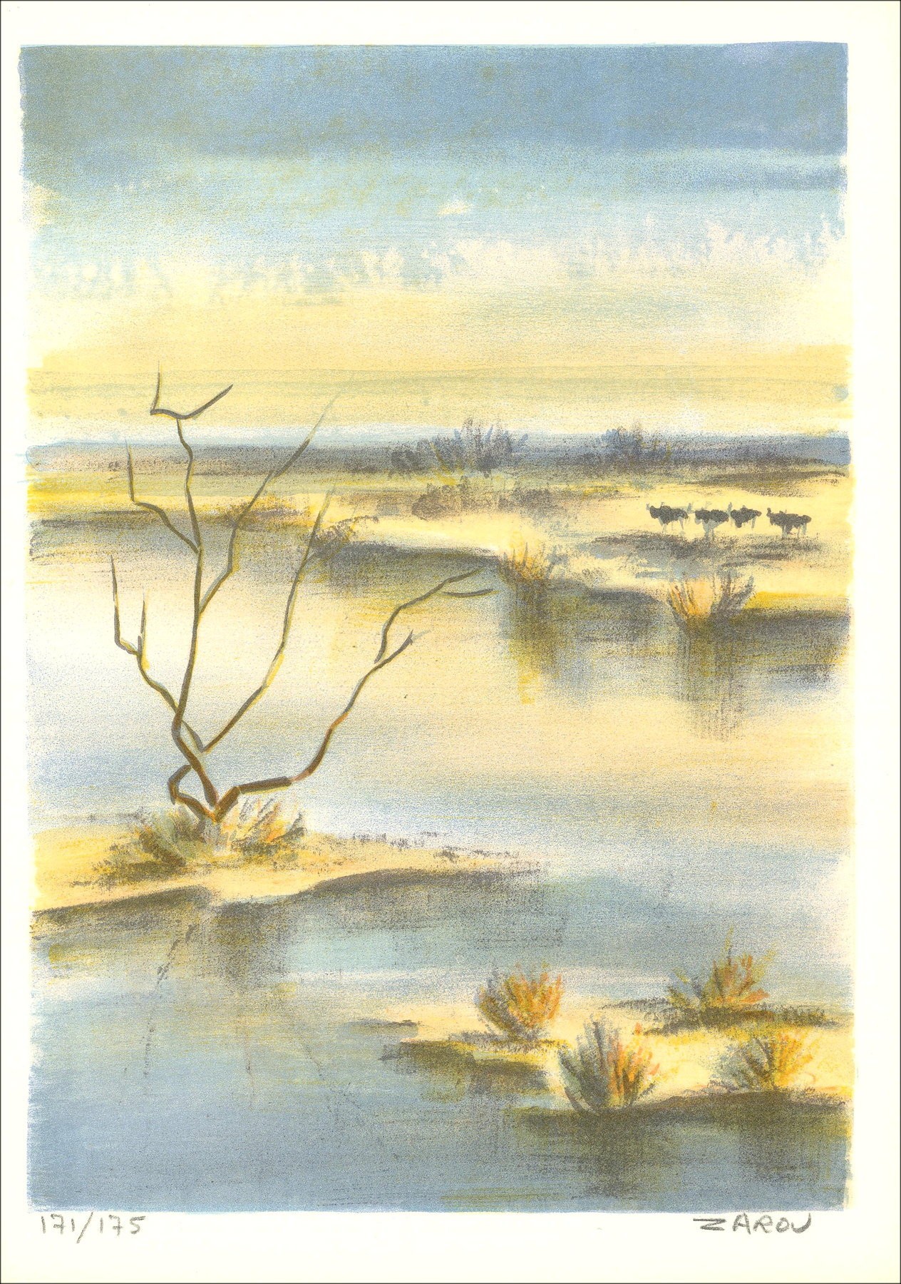 Zarou - Paysage de Camargue 03 | Galerie 125
