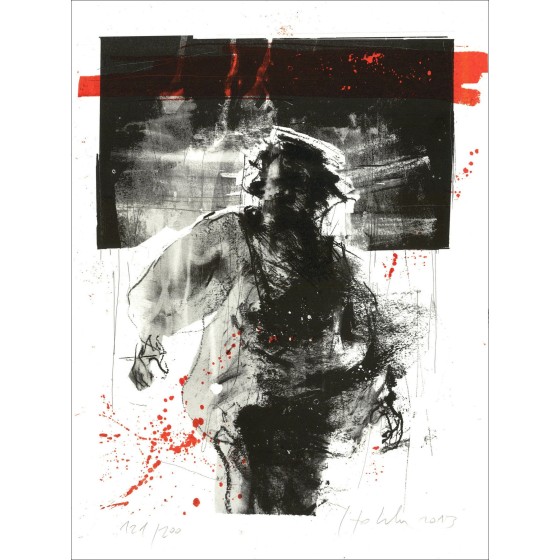 Christophe Hohler Character 2013, Original signed Lithograph