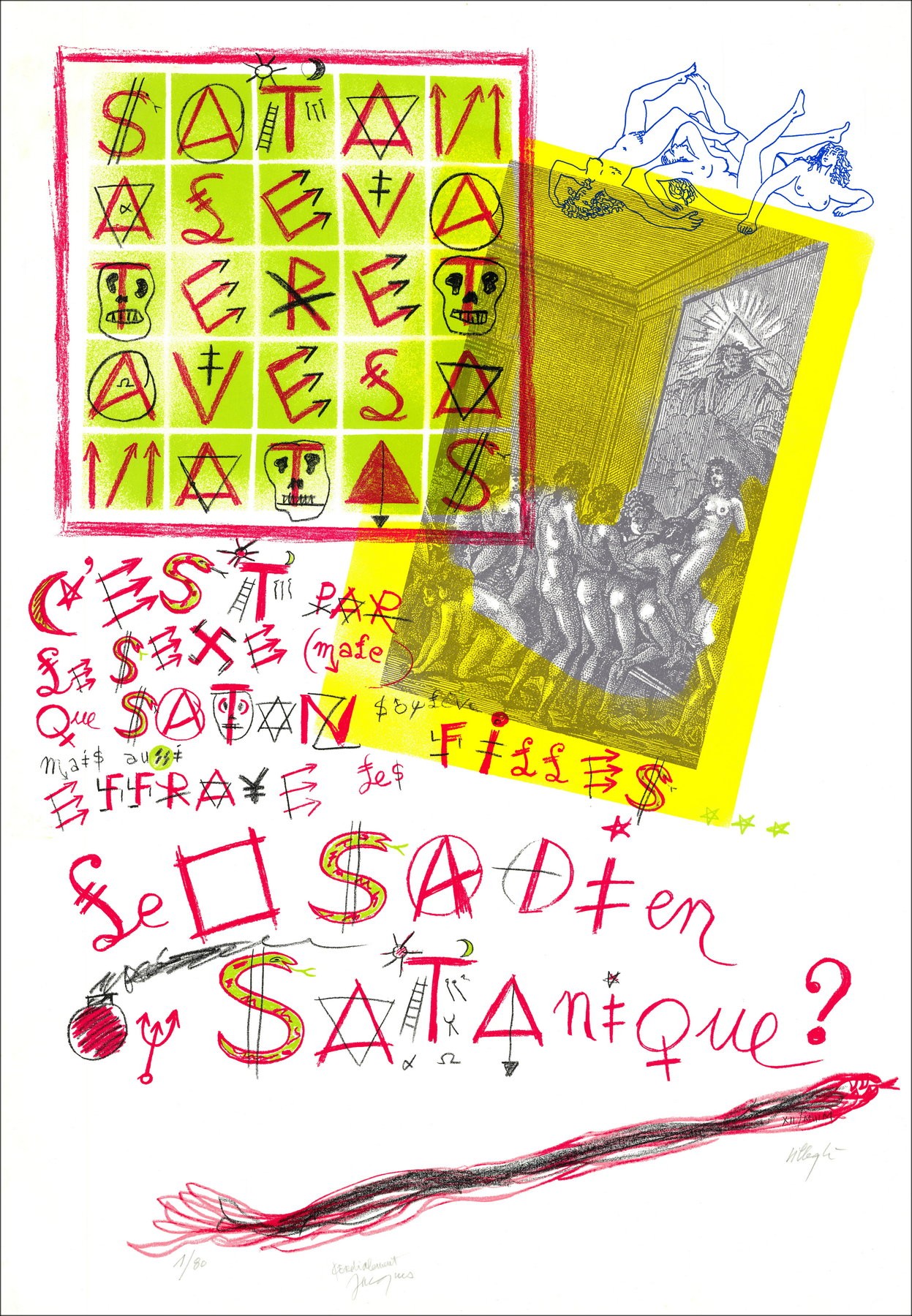 Jacques Villeglé - Plaza de Satanás - Galería 125