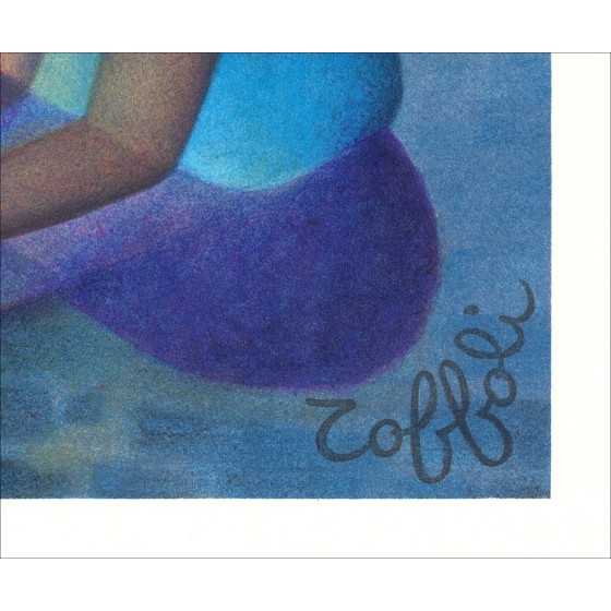 Louis Toffoli - Family Serenity, Original Litho (1987)
