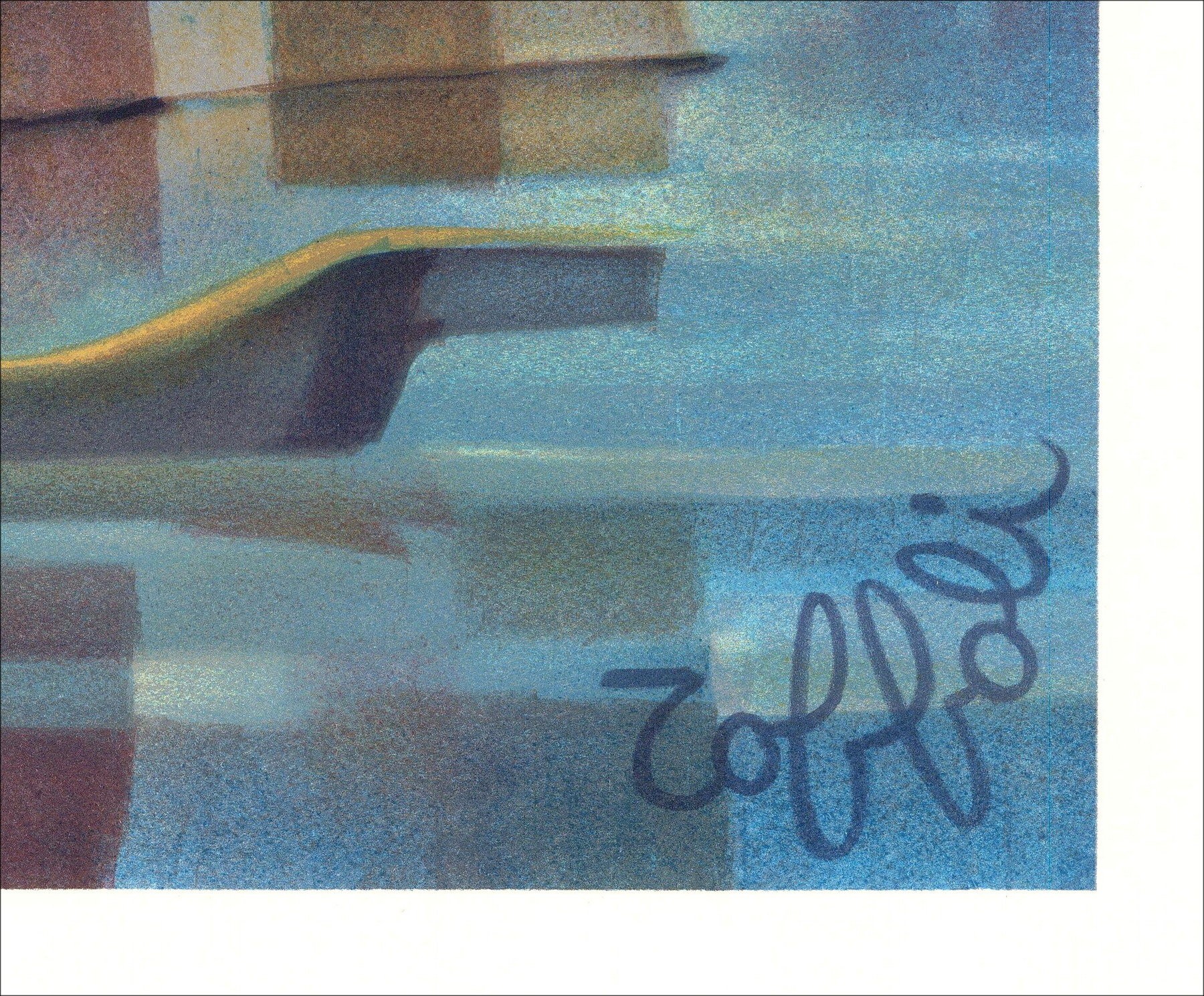 Louis Toffoli - Transparency, original lithography (1987)