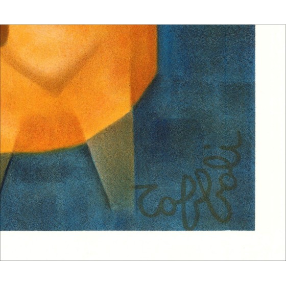 Louis Toffoli - La Bahiane in Fournil, Original-Lithographie (1987)