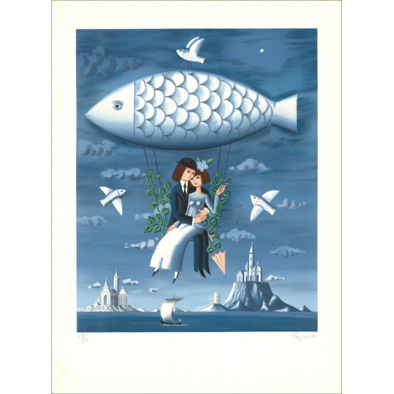 Raymond Peynet - Flying Fish Lovers | Galerij 125
