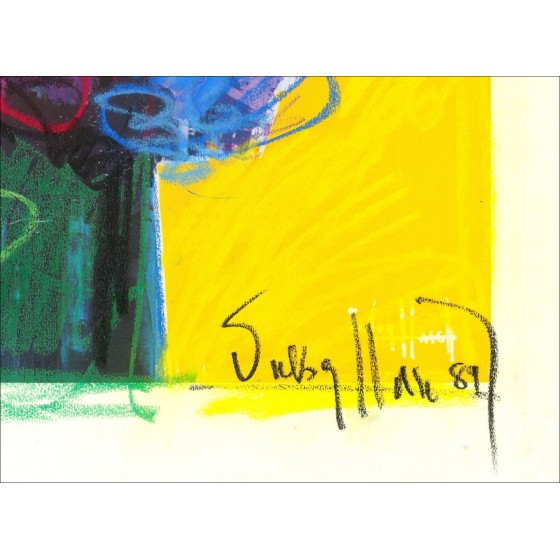 Victor Hasch - het boeket van bloemen (1998) - Lithoschuim verbeterd