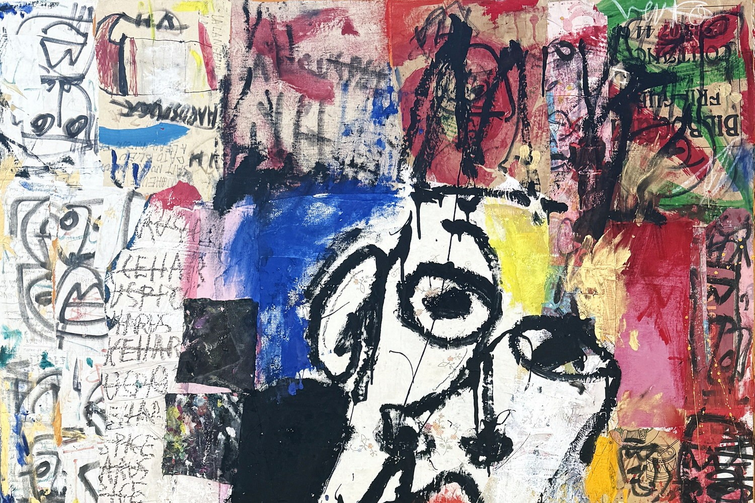 Victor Hasch - Andy Warhol, 1999 - Original large-format painting