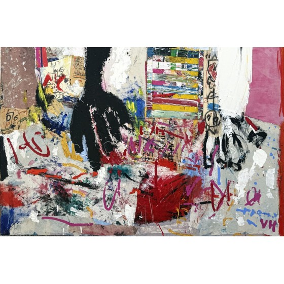 Victor Hasch - Andy Warhol, 1999 - Original large-format painting