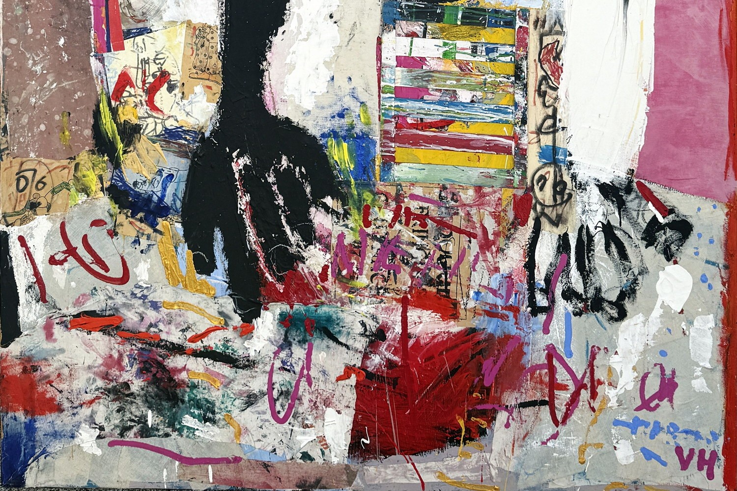 Victor Hasch - Andy Warhol, 1999 - Original large-format painting