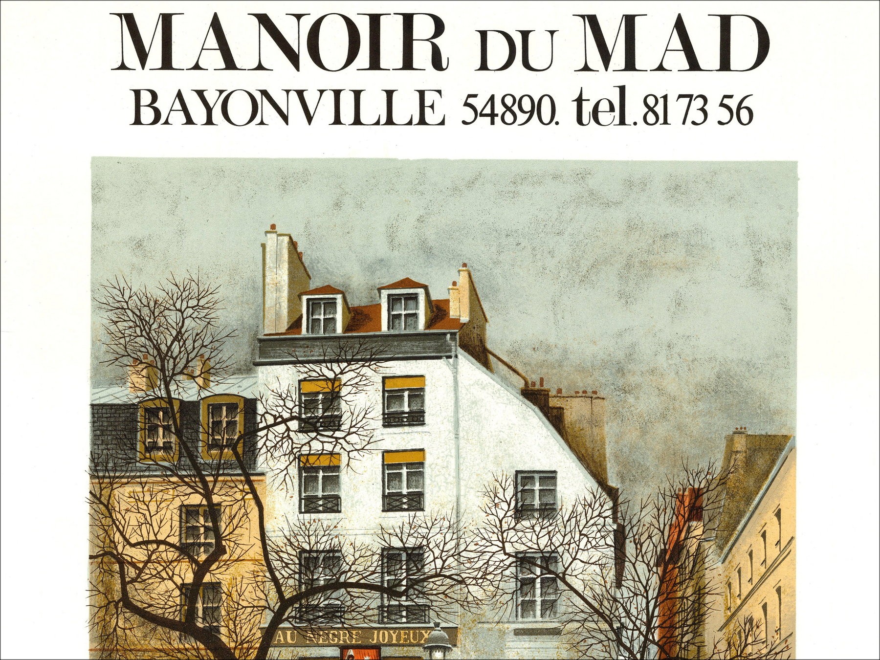 André Renoux - Exhibition, Manoir du Mad 1976