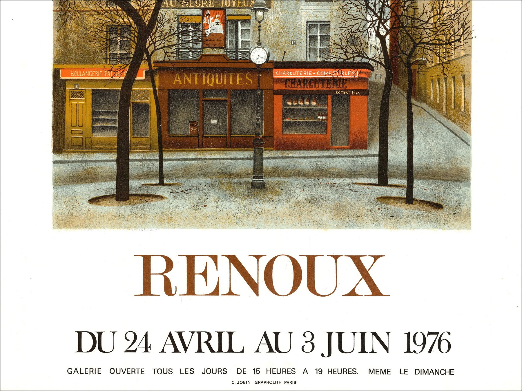 André Renoux - Tentoonstelling, Manoir du Mad 1976 | Galerij 125
