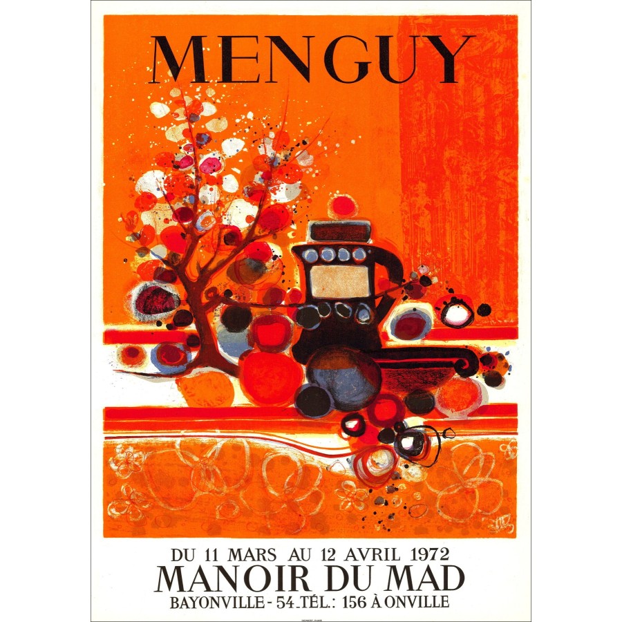 Frédéric Menguy - Ausstellung, Manoir du Mad 1972 | Galerie 125