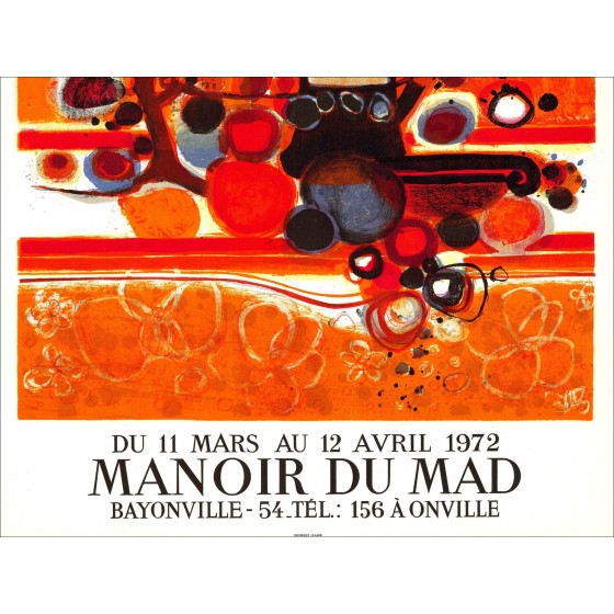 Frédéric Menguy - Mostra, Manoir du Pazzo 1972 | Galleria 125