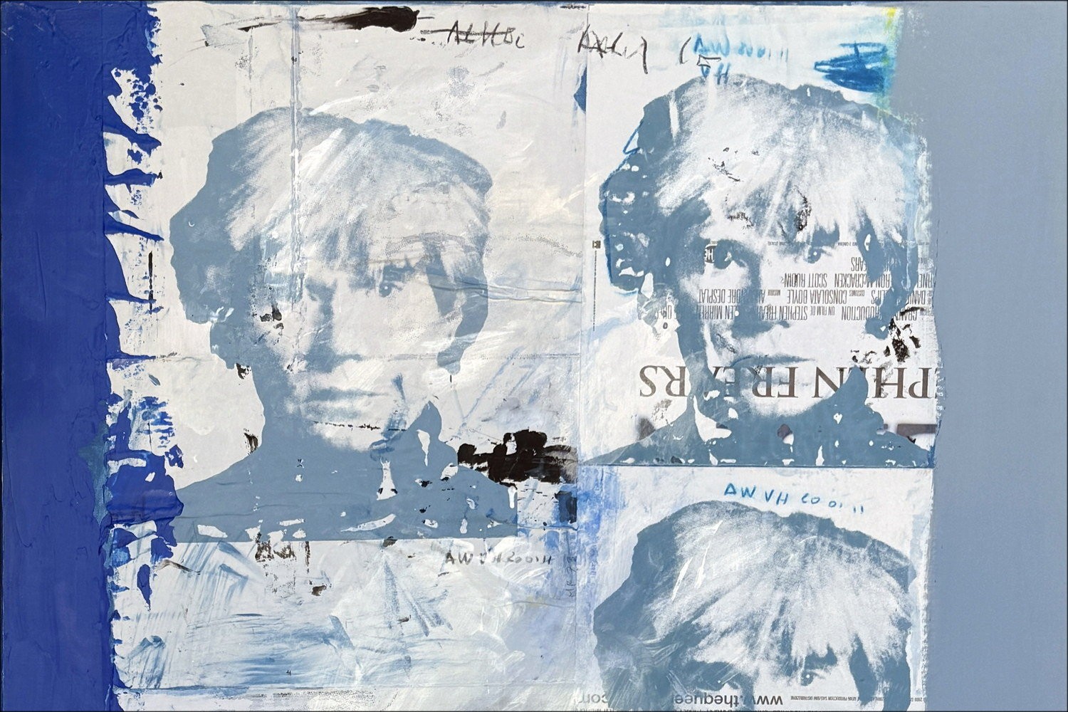 Victor Hasch - Homenaje a Warhol & Basquiat, acrílico sobre lienzo 130x89