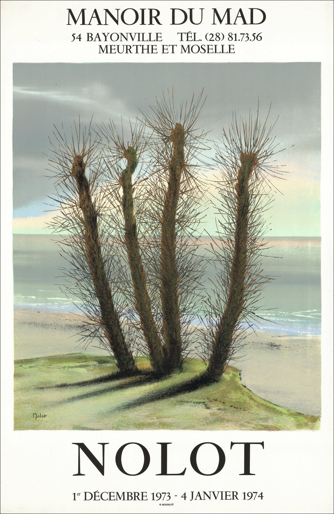 Pierre Nolot - Mostra, Manoir du Pazzo 1974 | Galleria 125