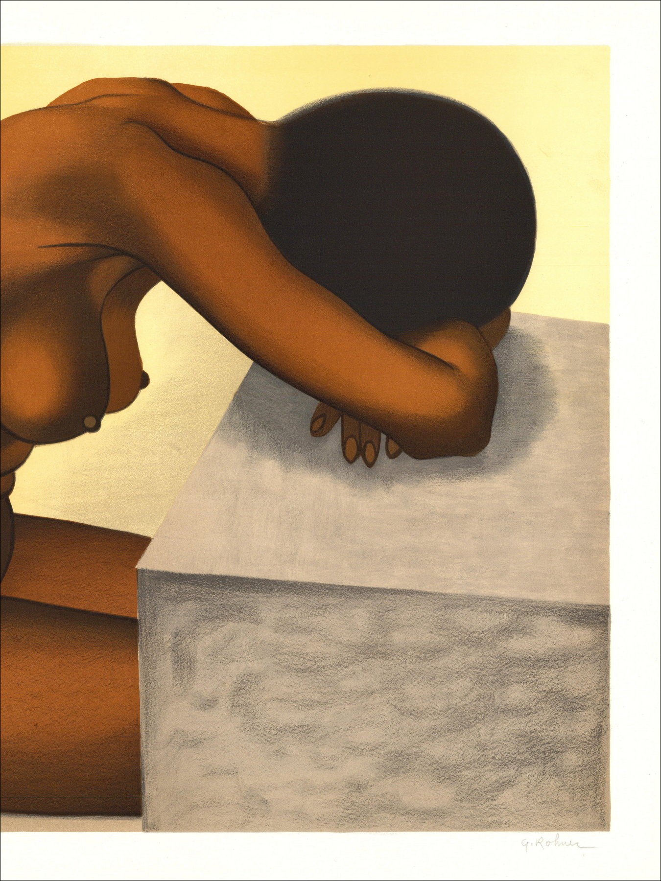 Georges Rohner - Mujer desnuda