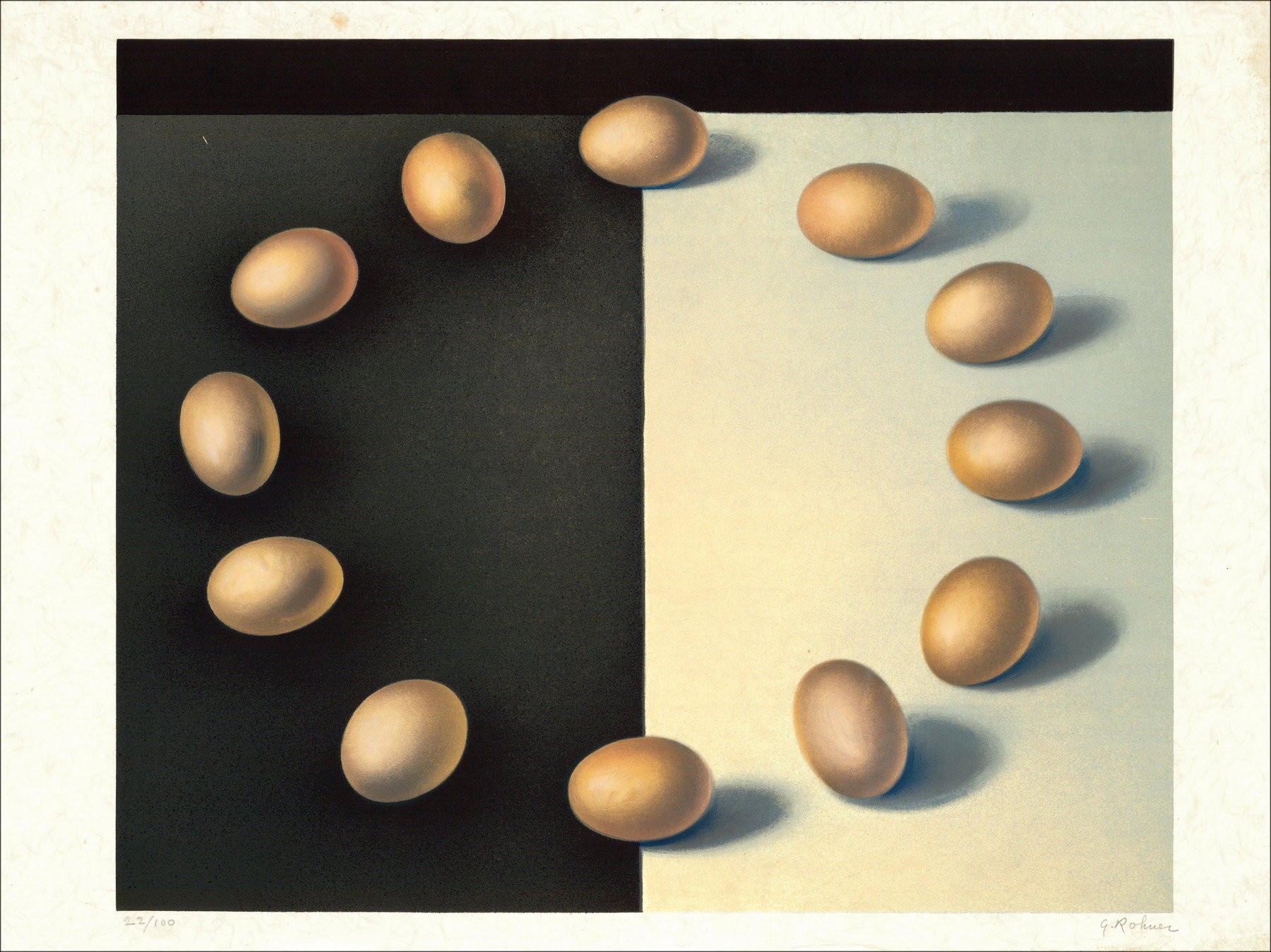 Georges Rohner - Les œufs | Galerie 125