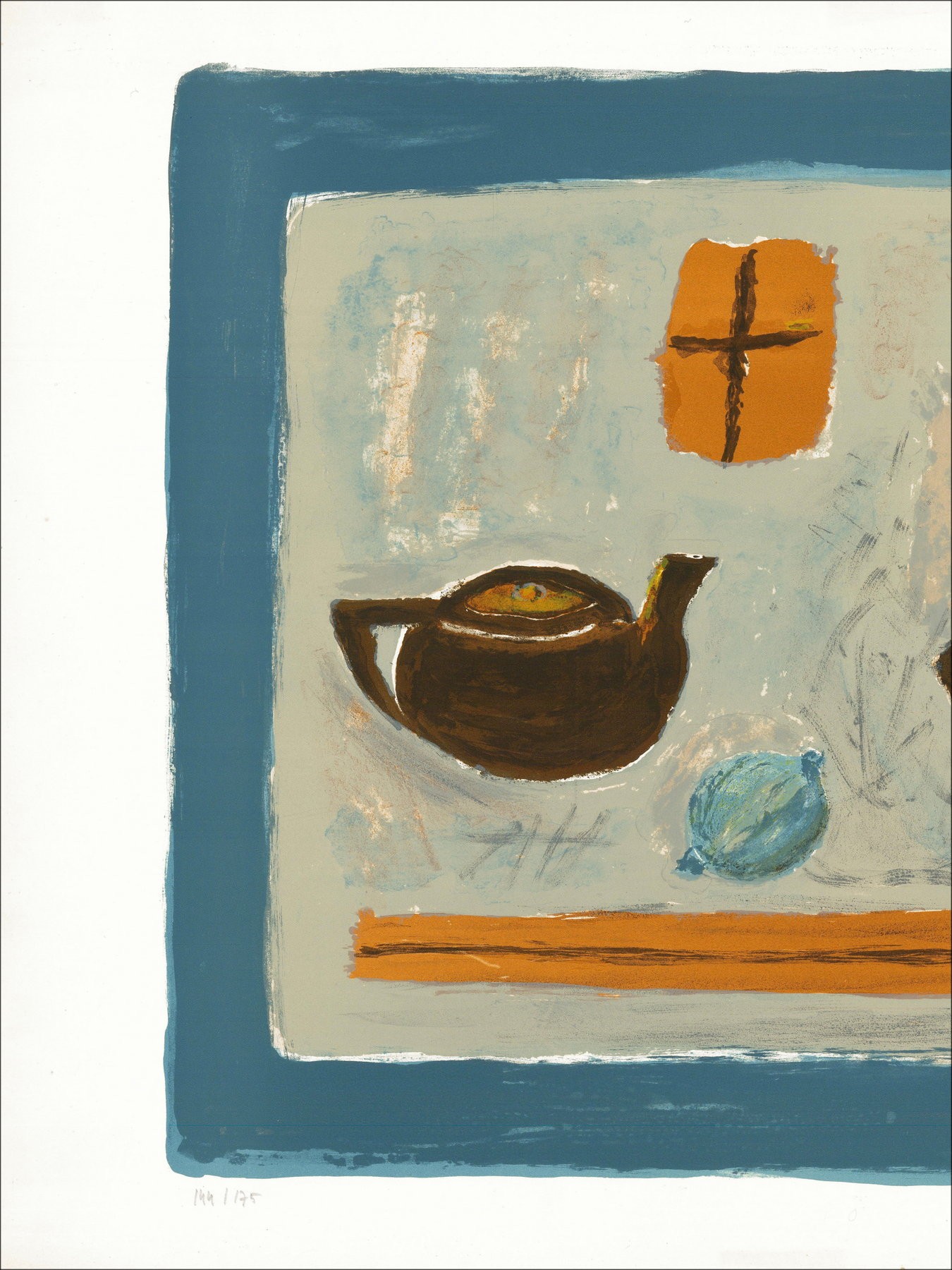 Henri Hayden - Topf und Teekanne, Zitrone Blau | Galerie 125