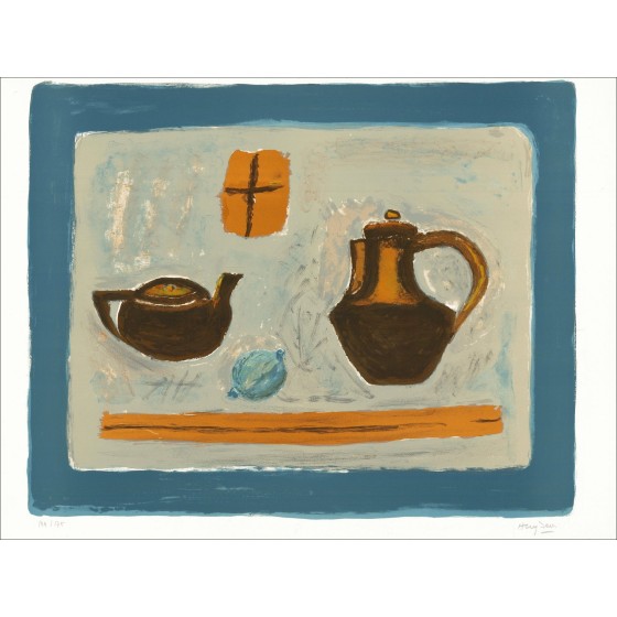 Henri Hayden - Pot et théière, citron bleu | Galerie 125