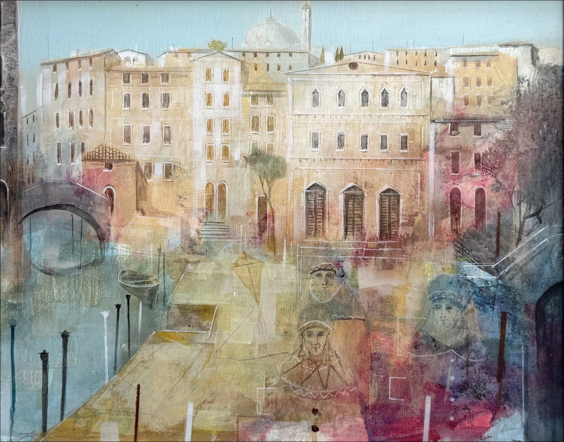 Tino Rusconi – Tra le cazzi, oil on canvas signed